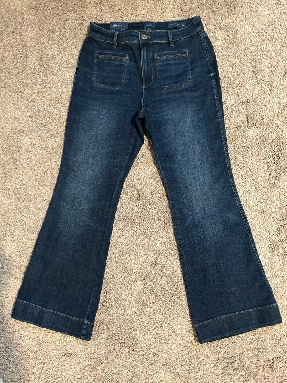J.Jill Flare Leg Jeans New with Tags Size 10